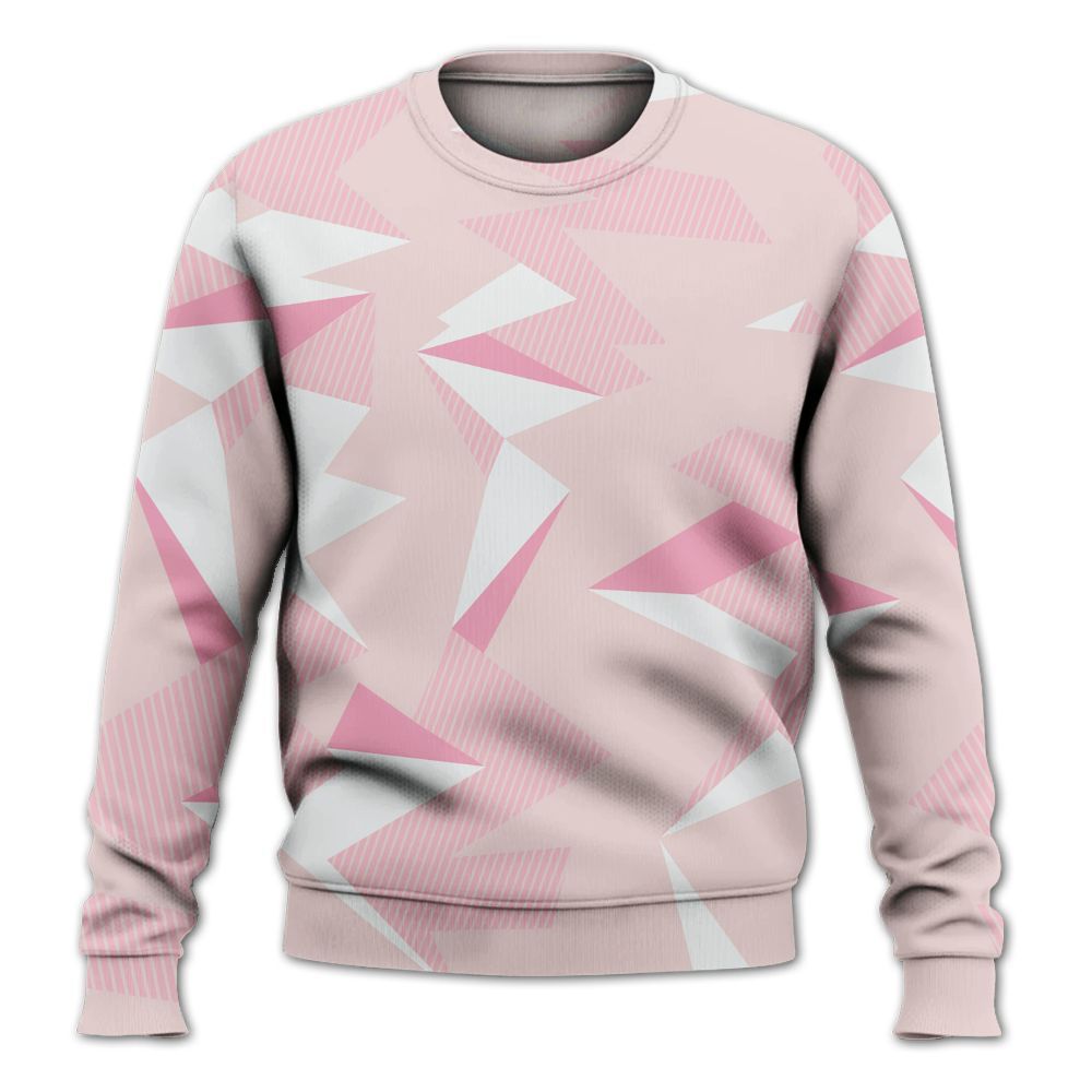 Sweatshirt To Match Dunk Low KD 17 Aunt Pearl - Geometric Camouflage Pattern All Over Print