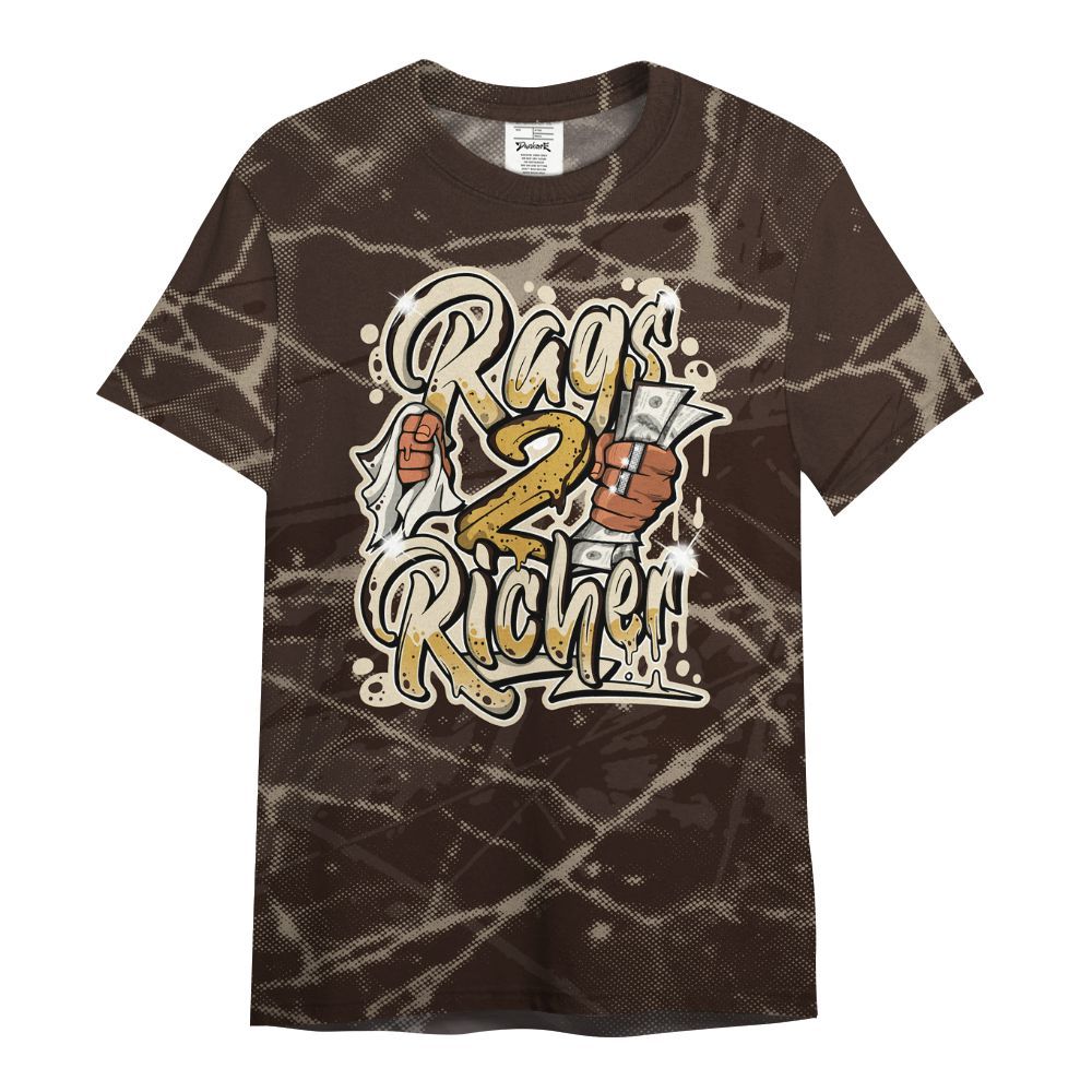 Shirt To Match 2025 Retro Earth 5s - Rag 2 Rich Graphic All Over Print