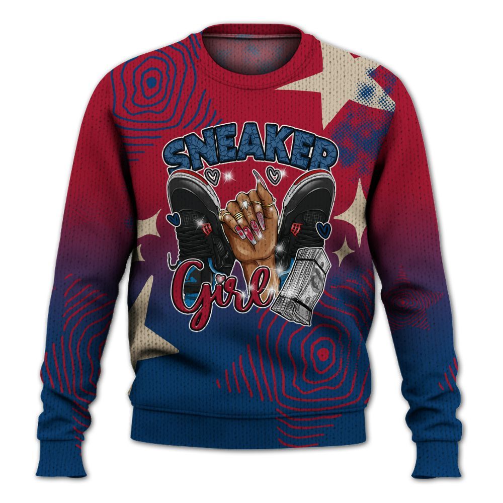Sweater To Match Rare Air 4s - Sneakerz Girlz Unique Starz Graphic