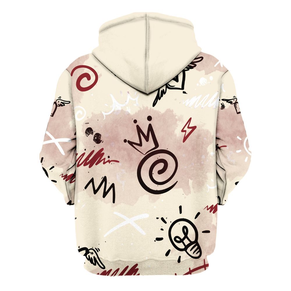 Hoodie To Match Valentine's Day 2026 4s - Drip Been Di2ferent All Over Print