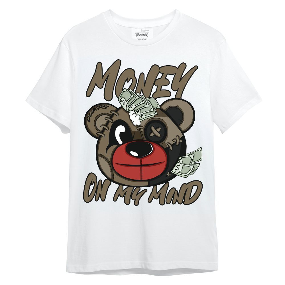 Shirt To Match Olive 9s - Money On My Mind Bear Shirt Unisex Oufit Unisex Shirt