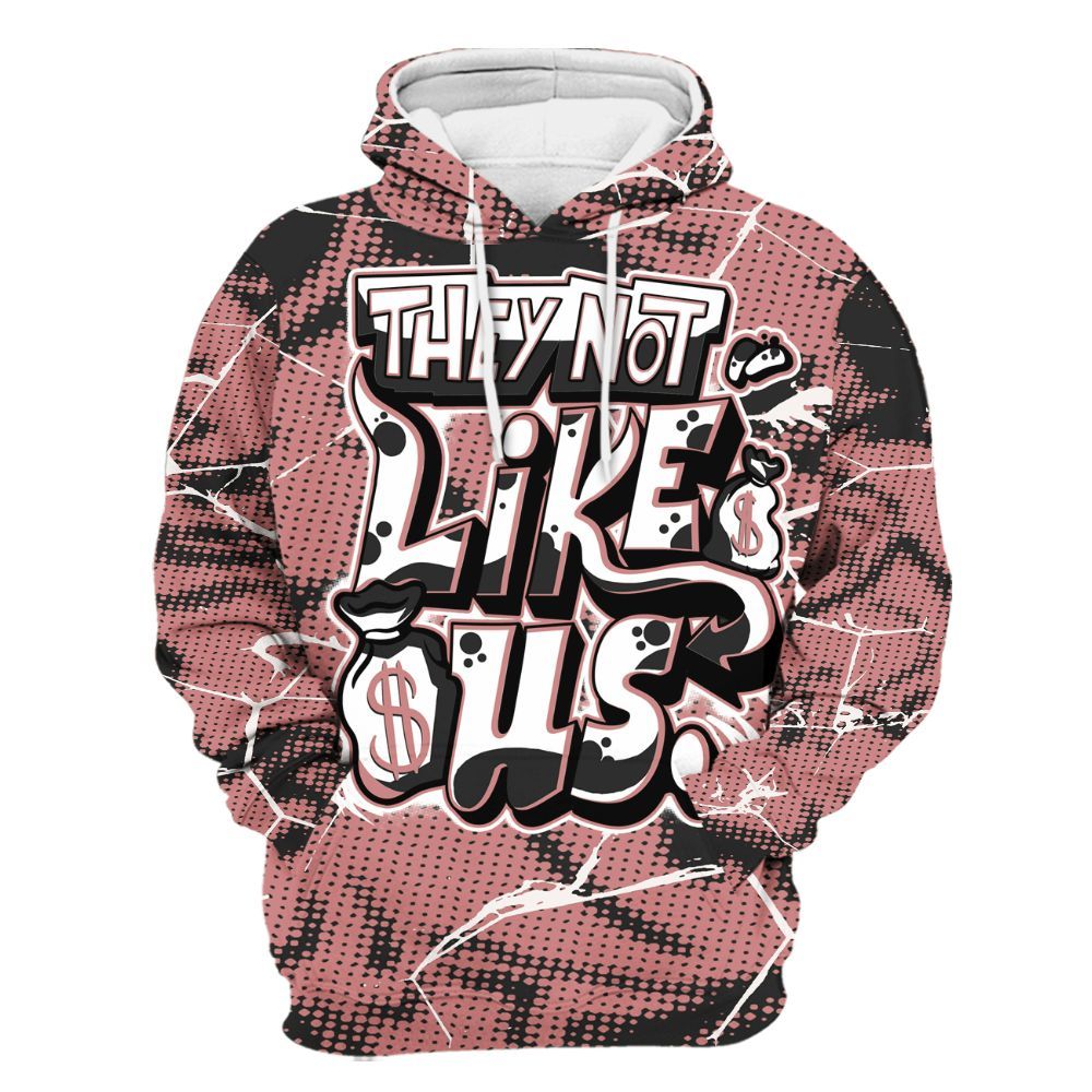 Hoodie To Match Low OG Rust Pink 1s - Dislike Us Graphic All Over Print