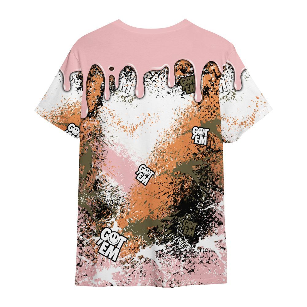 Shirt To Match SB Dunk Low Red Stardust - Dripping 23 Drip All Over Print