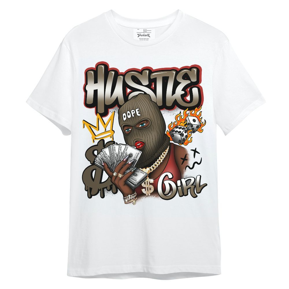 Shirt To Match Olive 9s - Money Hustles Girl Streetwear Unisex Shirt