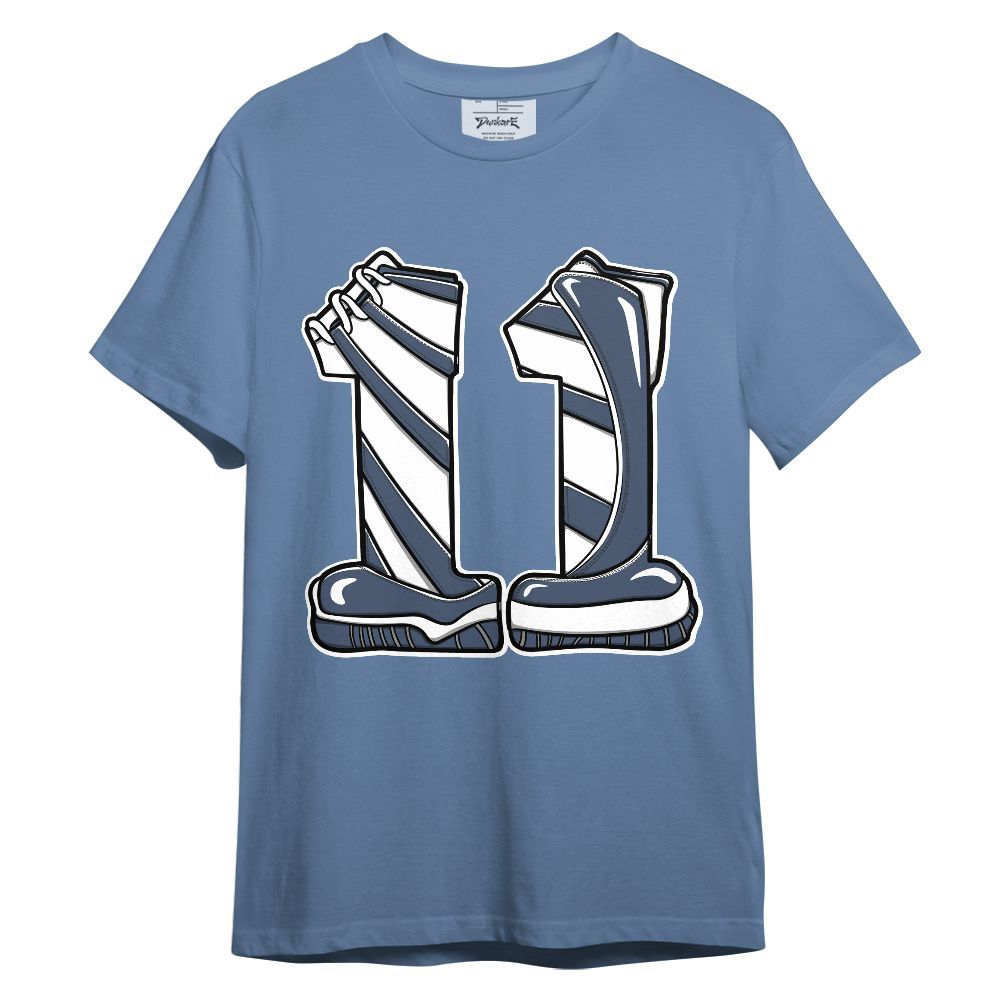 Shirt To Match Low Diffused Blue 11s - Number JD 11s Unisex Shirt