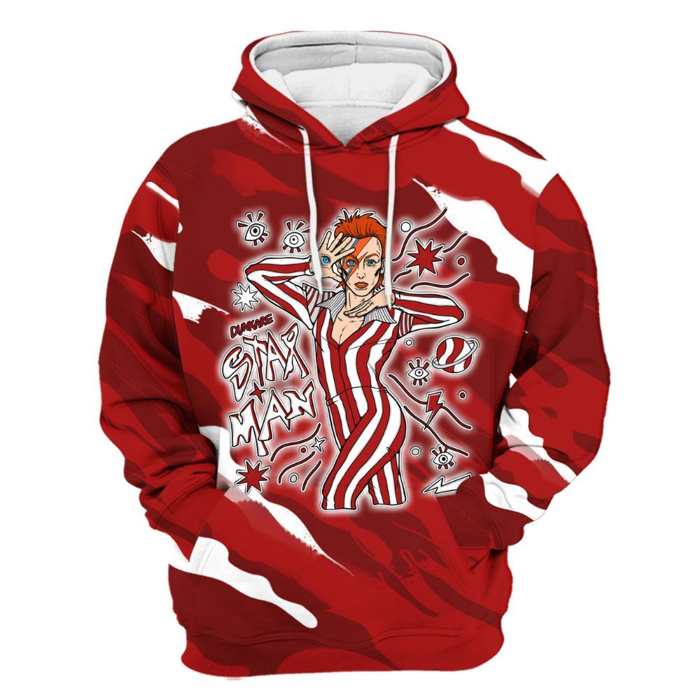 Hoodie To Match Red Taxi 12s - Starmans Graphics Colored All Over Print