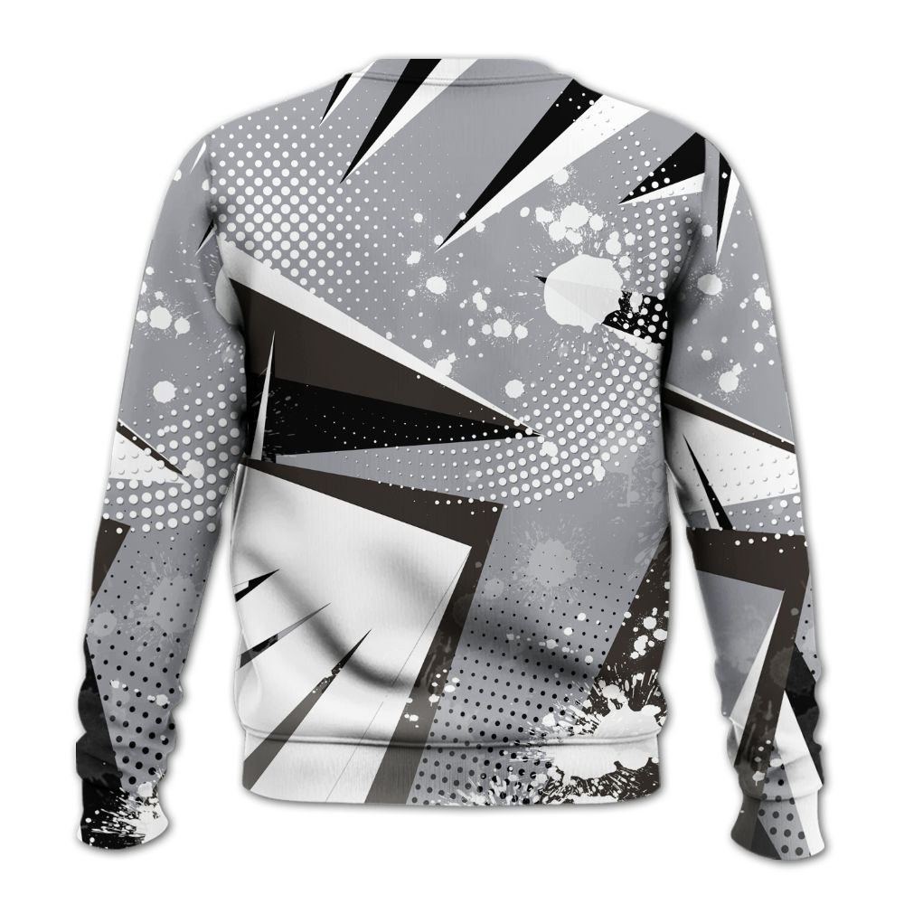 Sweatshirt To Match Baroque Brown 12s - Poly Trust No One Dripping All Over Print