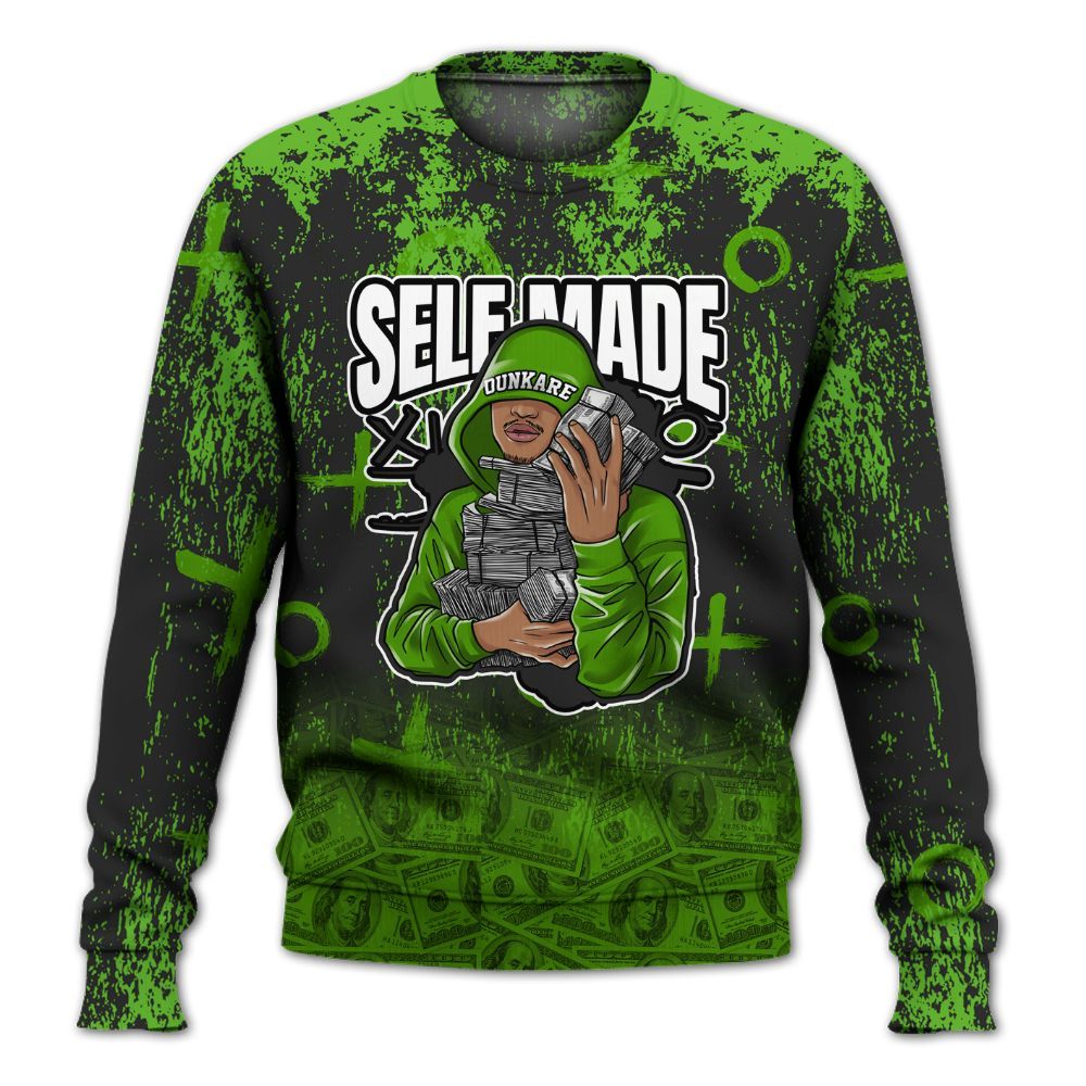 Sweatshirt To Match Air Foamposite One Volt - Selfmade Unique Drip All Over Print