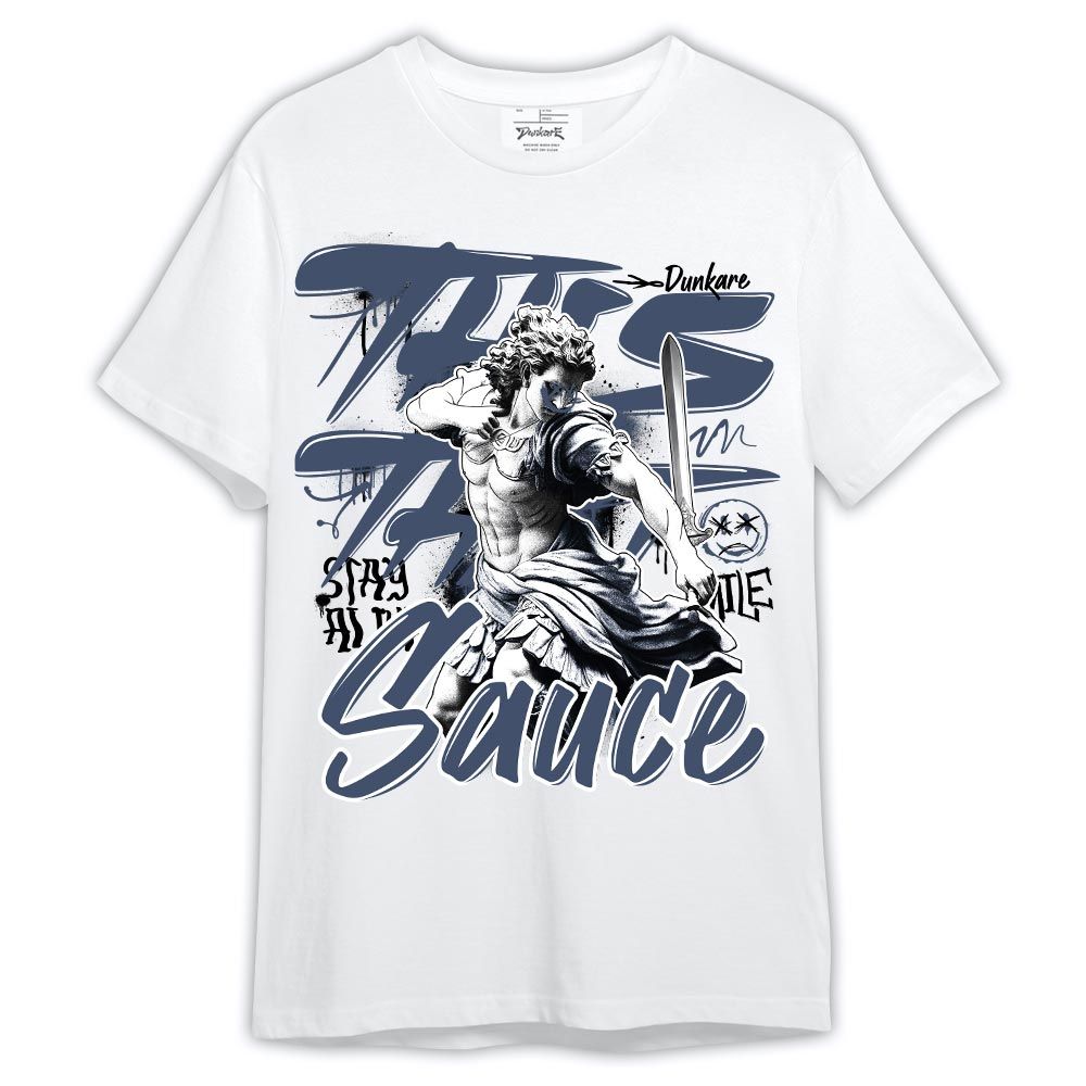 Shirt To Match Low Diffused Blue 11s - This That Sauce Shirt Outfit