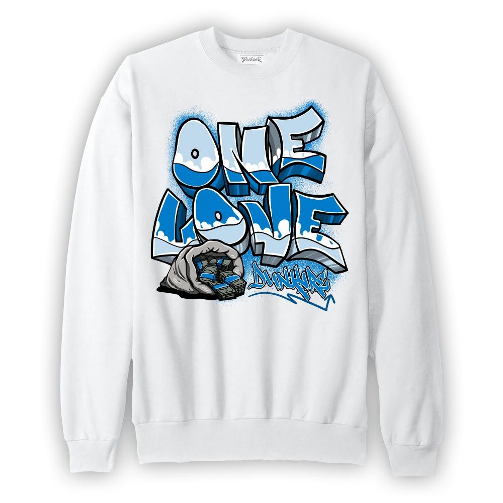 Sweatshirt To match Industrial Blue 4s Sweatshirt - One Love Graphic 0205 NMP