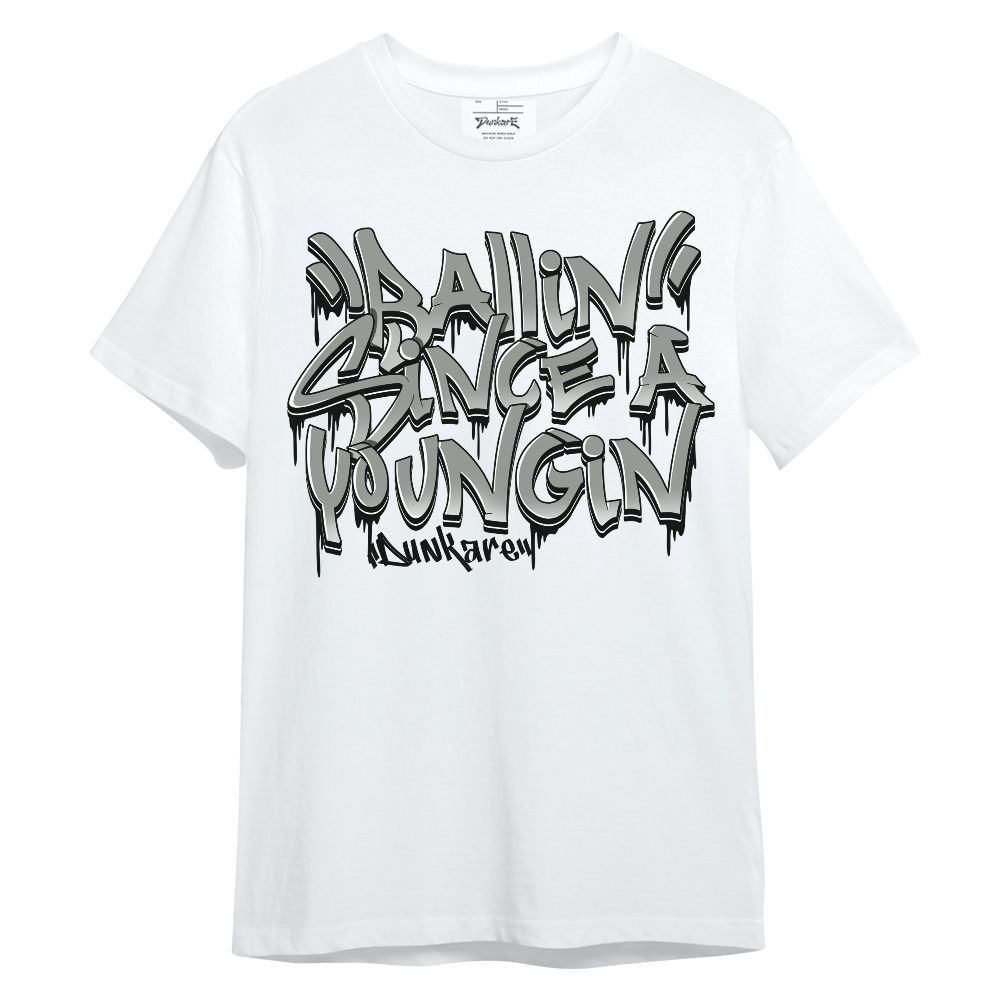 Shirt To Match Paris Olympics 4s - Ballin Since A Youngin Typo Unisex Shirt