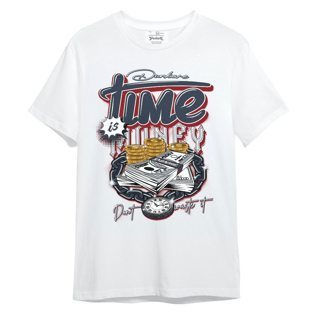 Shirt To Match Navy Blue 2024 6s - Time Is Money Unisex Shirt