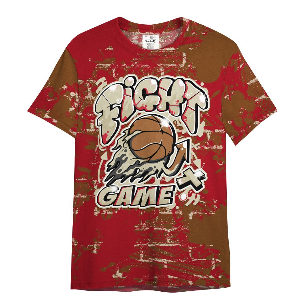 Shirt To Match Archaeo Brown 5s - Fighter Games Graphic Street Art All Over Print