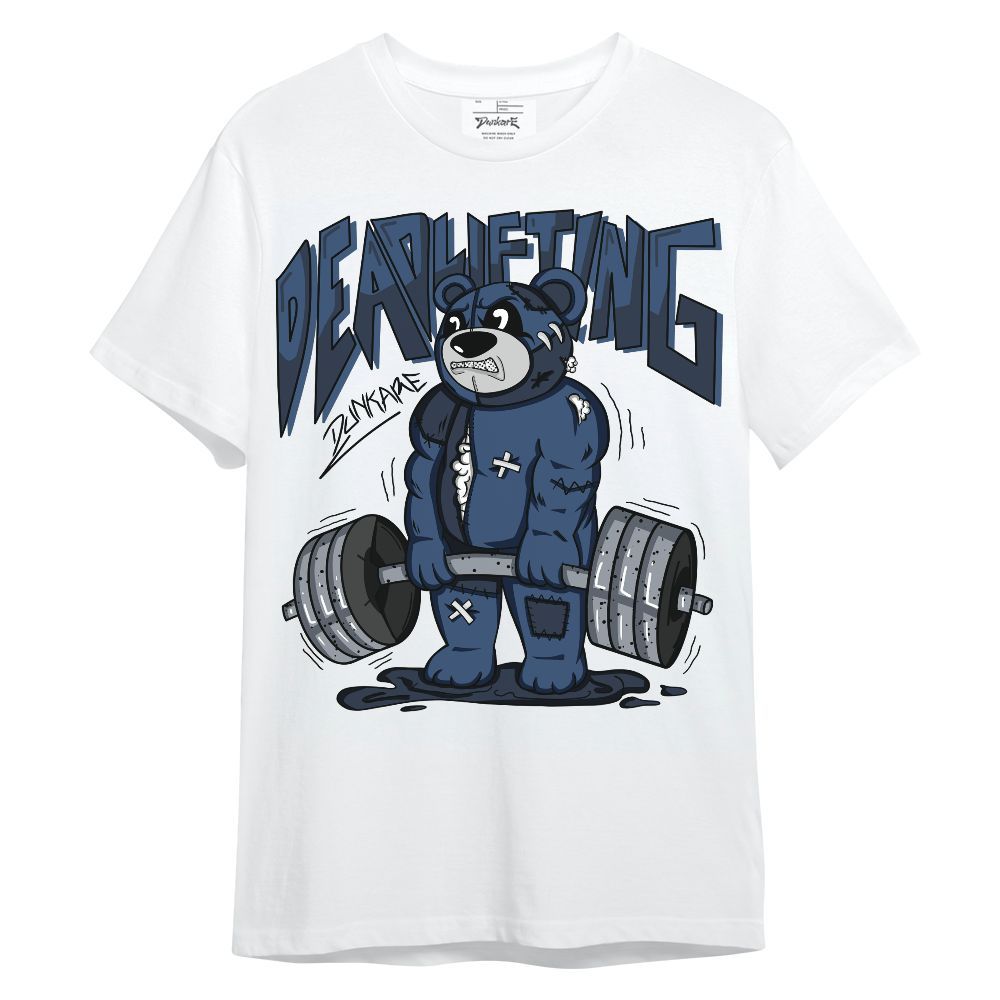 Shirt To Match Midnight Navy 4s - Deadlifting Bear Unisex Shirt