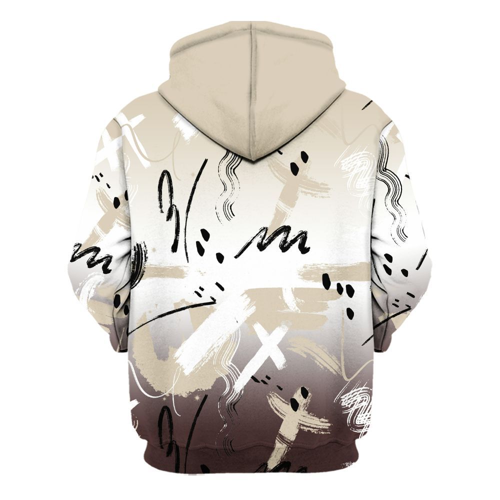 Hoodie To Match Burgundy Crush 3s - Money Hustle Grind Pray All Over Print