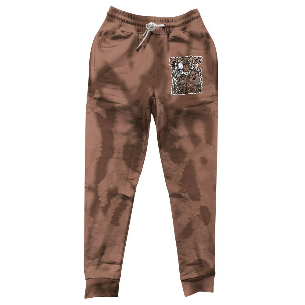 Sweatpant To Match KD 4 Christmas - Apocalypse Skeleton Burn All Over Print