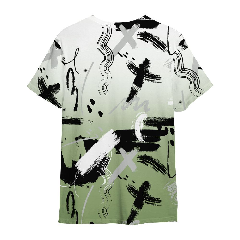 Shirt To Match Oil Green 4s - Money Hustle Grind Pray All Over Print