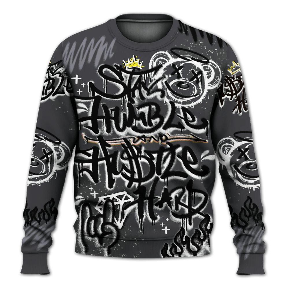 Sweatshirt To Match Fear 4s - Humble Drip Streetwear Graffity All Over Print
