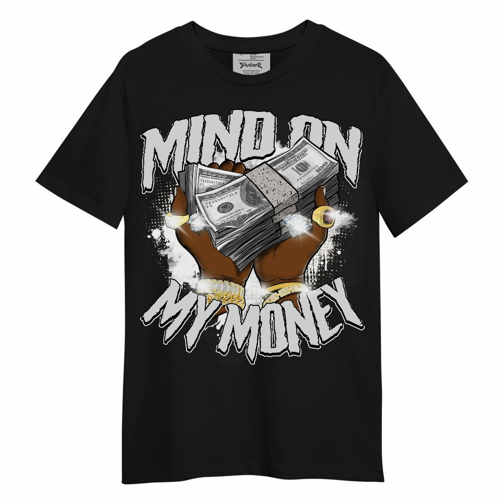 Shirt To Match Retro Reverse Metallic 5s - Mind On My Money Graphic Unisex Shirt