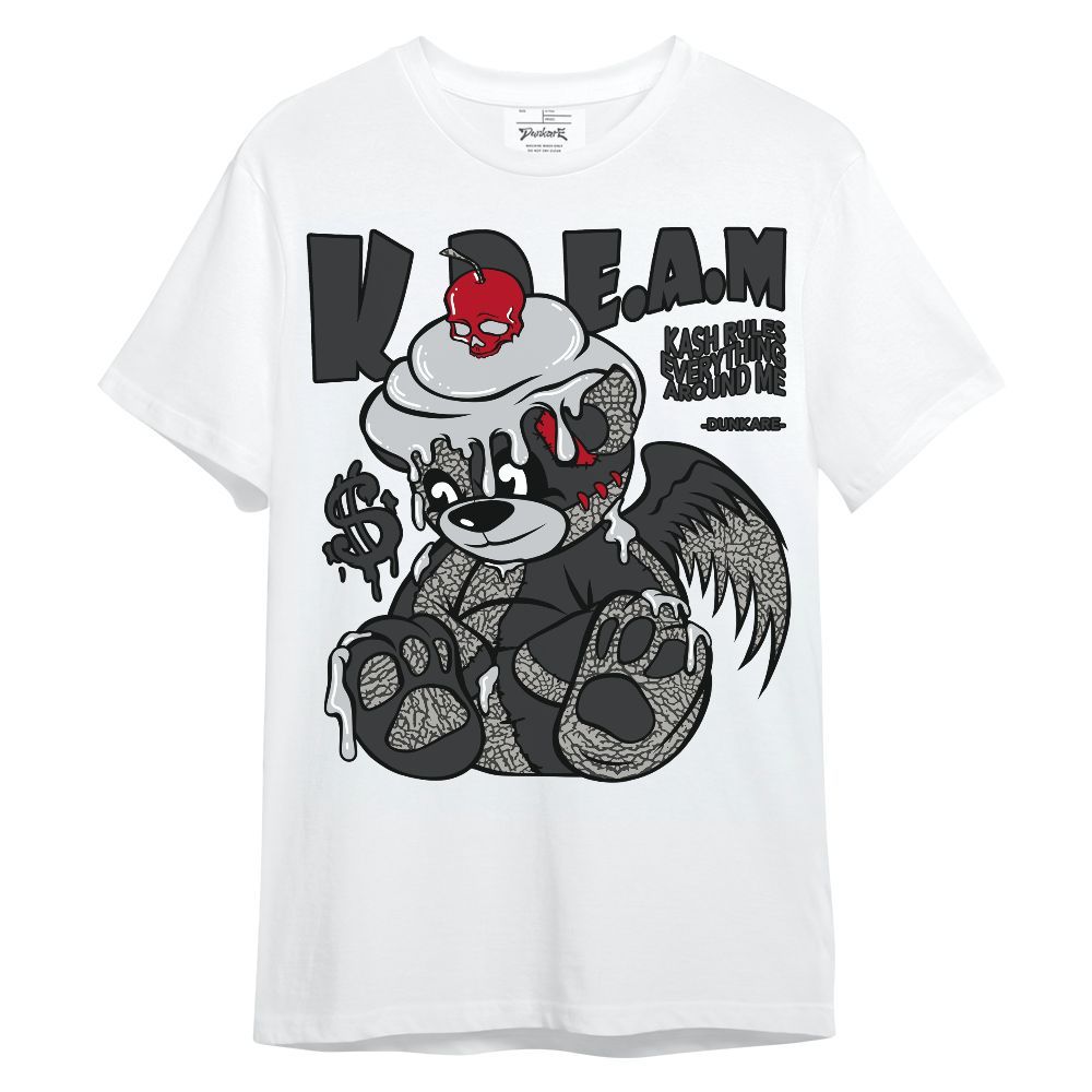 Shirt To Match Black Cement 3s - Loot Bear Unisex Shirt
