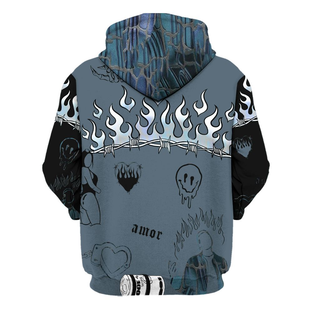 Hoodie To Match Air Foamposite Kazuya Mishima - Snake Trust No One All Over Print