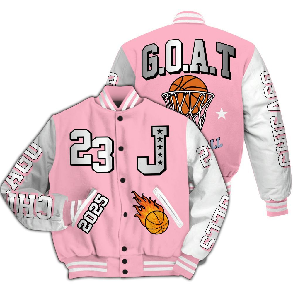 Varsity Jacket To Match Retro 35th Anniversary 5s - Chicago 23 Basketball All Over Print