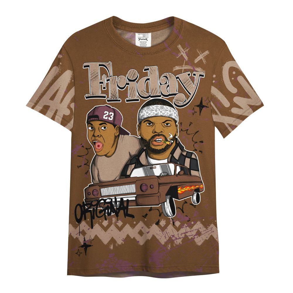 Shirt To Match Archaeo Brown 3s - Friday Sneaker Crayon All Over Print