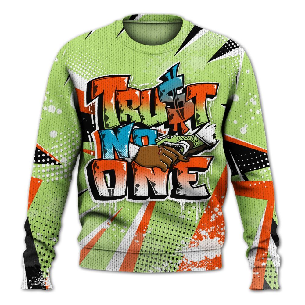 Knitted Sweater To Match Kobe 9 Elite What The - Poly Trust No One Dripping