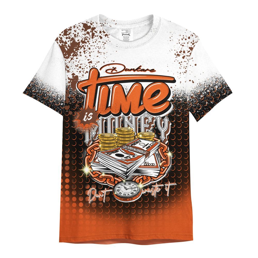 Shirt To Match High OG Starfish 1s - Halftone Time Is Money All Over Print