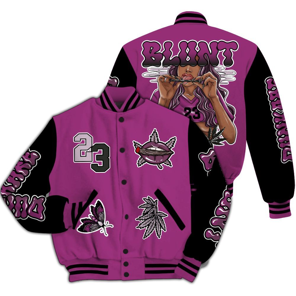Varsity Jacket To Match Air Max Sunder Gore Tex Bold Berry - Bluntz Unique All Over Print