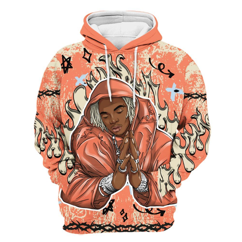 Hoodie To Match DJ Khaled Crimson Bliss 5s - Trappin Unique Graphics All Over Print