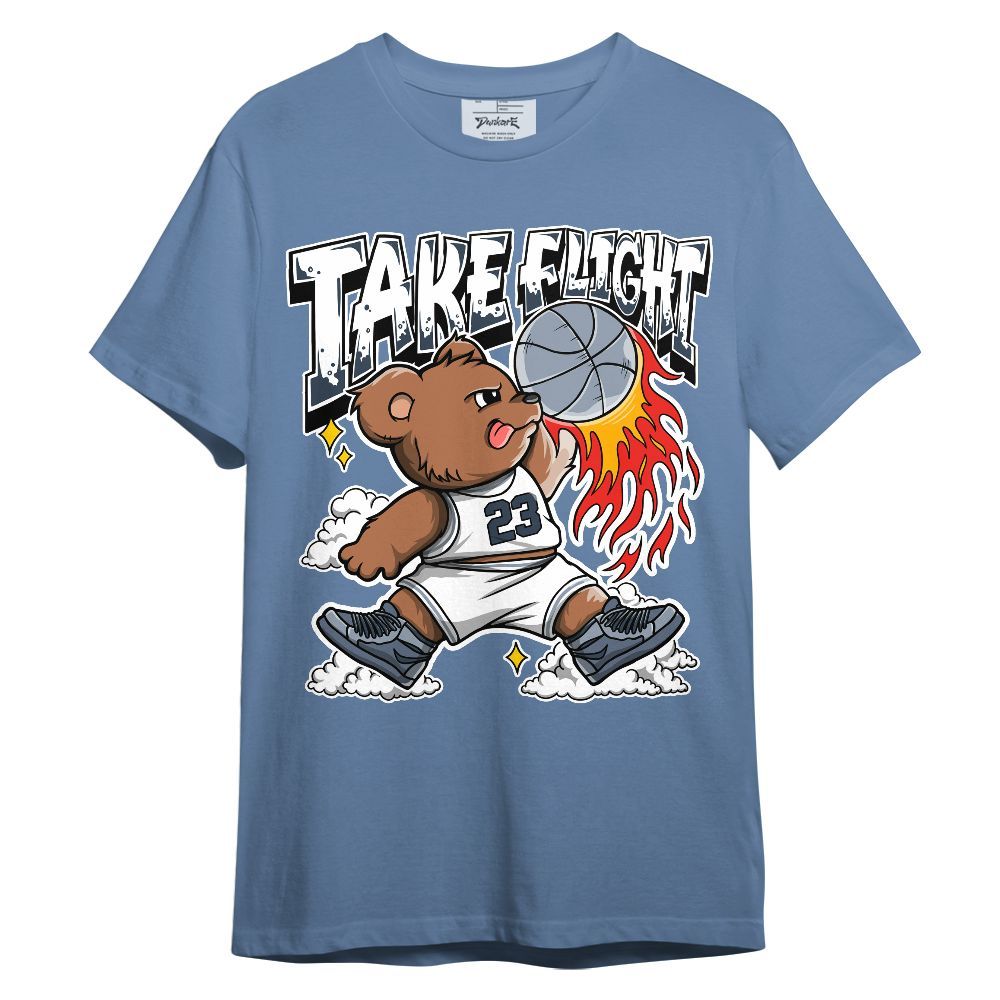 Shirt To Match Low Diffused Blue 11s - Number 23 Basketball Bear Unisex Shirt