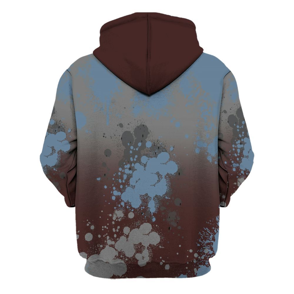 Hoodie To Match Burgundy 5s - Trust No One Scary All Over Print