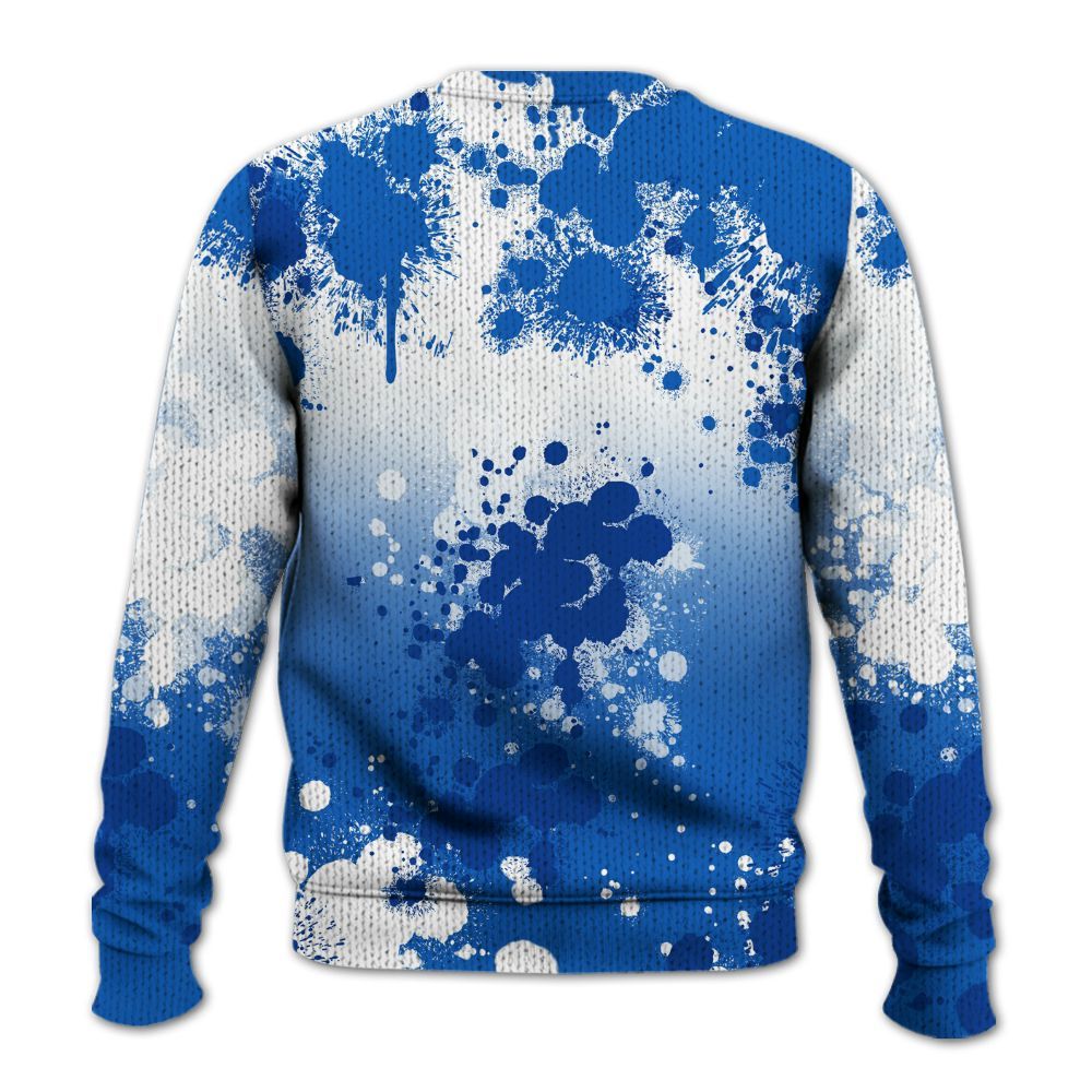 Knitted Sweater To Match Kobe 6 Game Royal - Trust No One Scary