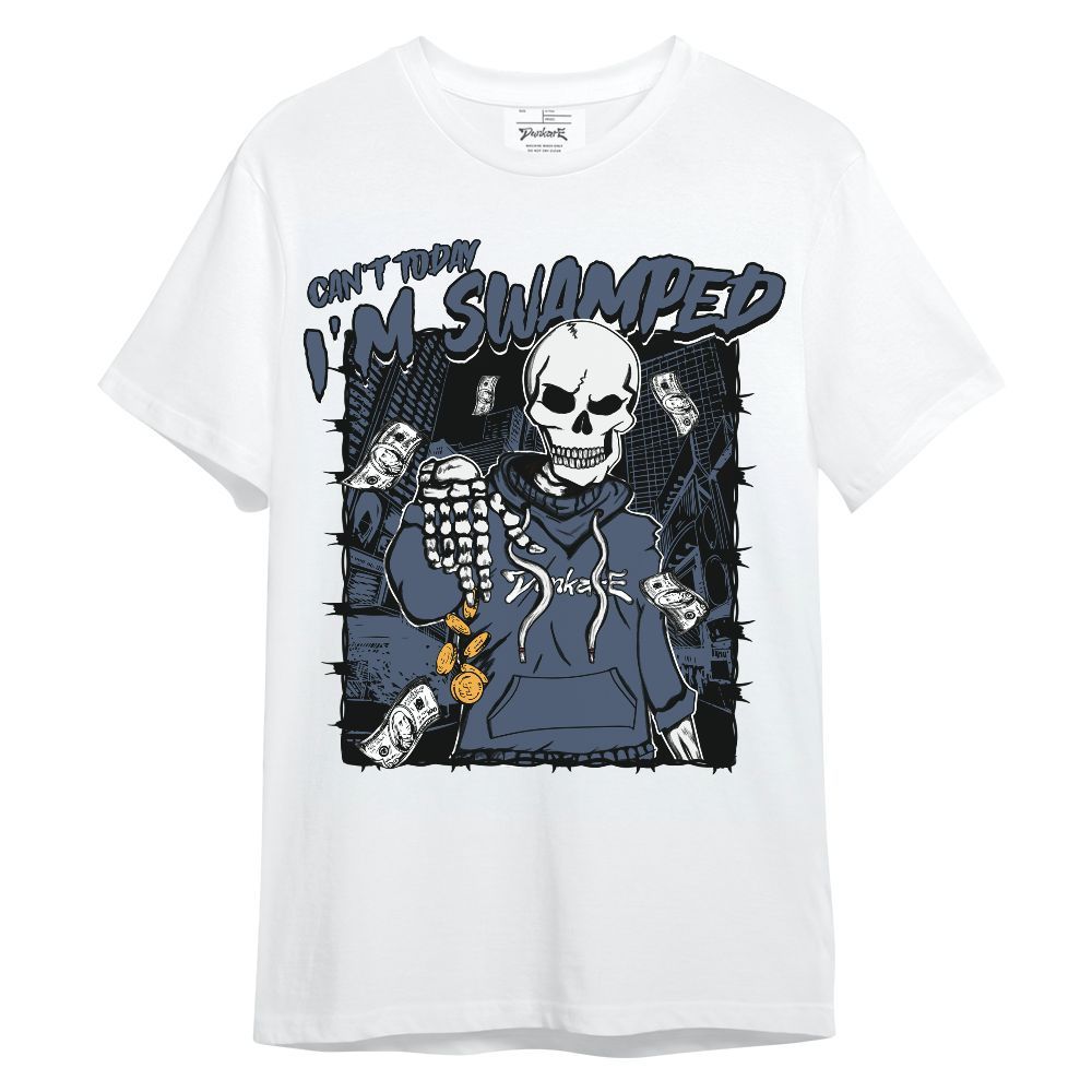 Shirt To Match Low Diffused Blue 11s - Can't Today I'm Swamped Unisex Shirt