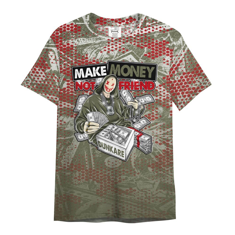 Shirt To Match Low OG Medium Olive 1s - Make Moneys Unique All Over Print