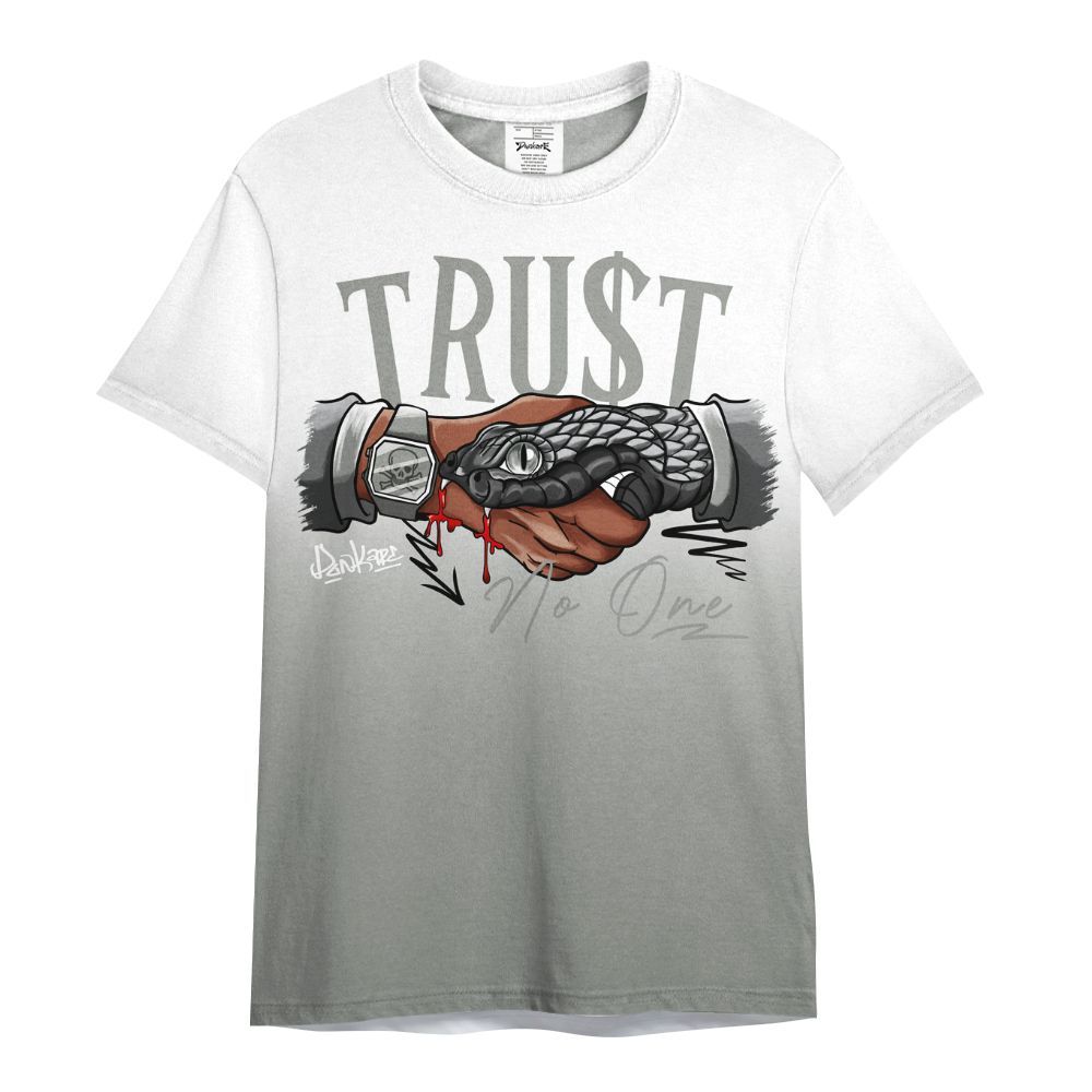 Shirt To Match Paris Cement Grey 4s - Snake Trust No One Drip All Over Print
