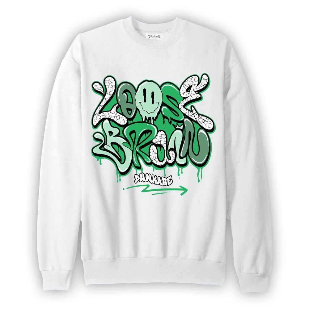 Sweatshirt To match Sweatshirt Loose Brain, 3 Green Glow Sweatshirt, To Match Sneaker Black Green Glow 3s, Sweatshirt 1904 NMP