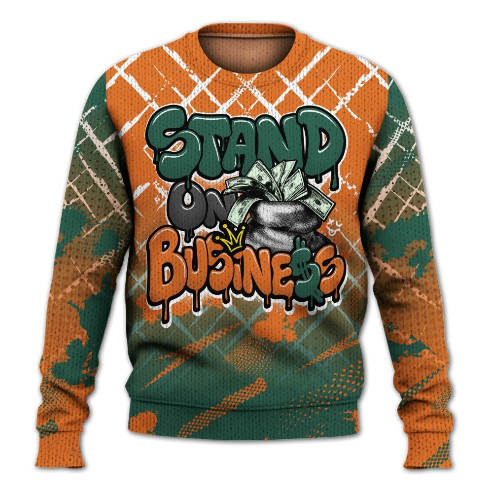 Knitted Sweater To Match Dunk Low Ceramic - Halftone Stand Business Dripping