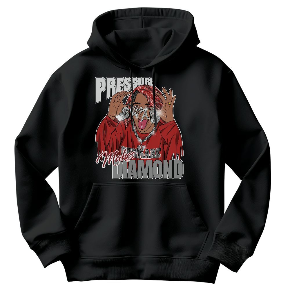 Sweatshirt To Match Bred Reimagined 4s - Pressures Makes Sweatshirt To Match Graphic