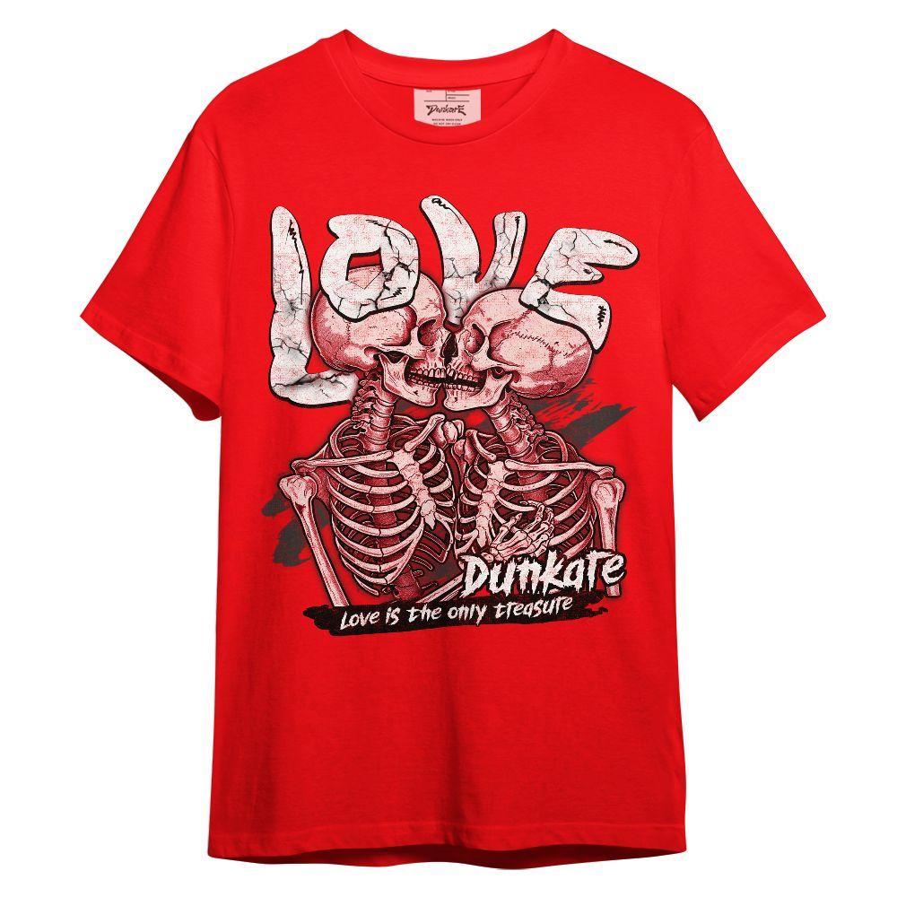 Shirt To Match Bred Velvet 11s - Skull Love Unisex Shirt