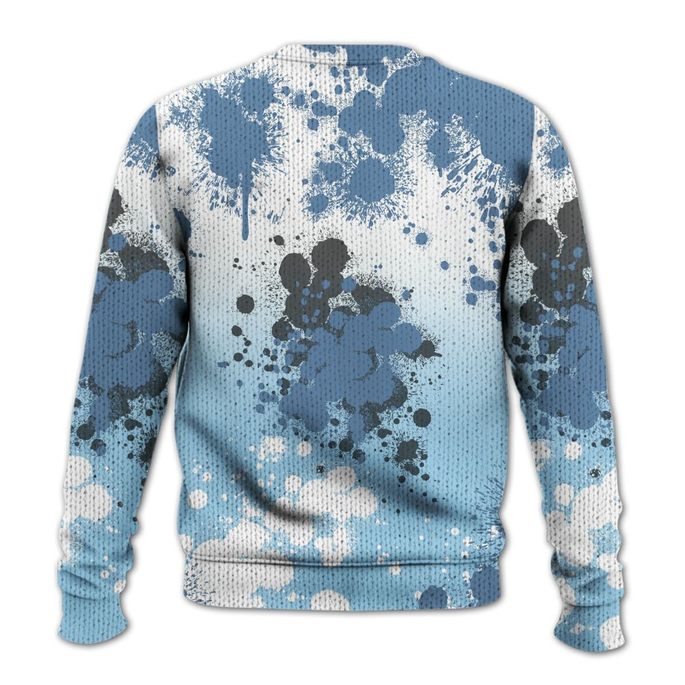 Knitted Sweater To Match Legend Blue 11s - Trust No One Scary