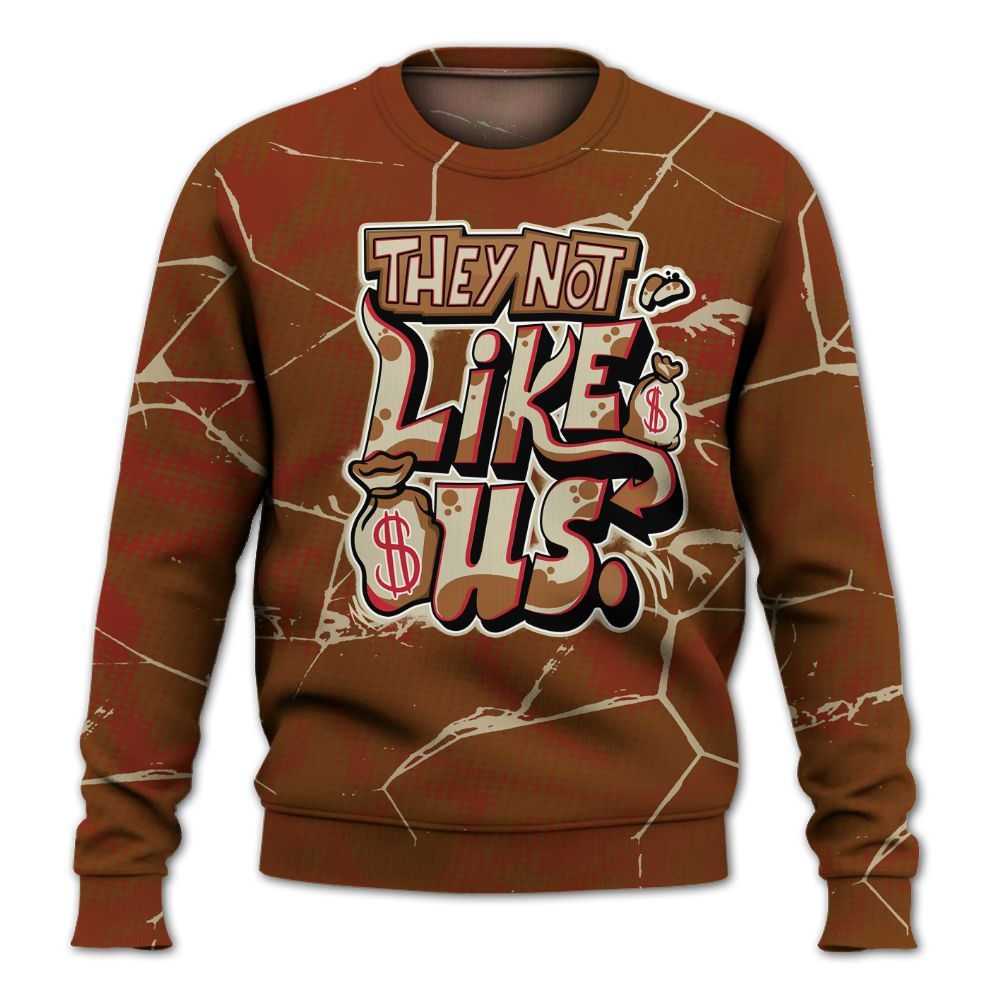 Sweatshirt To Match Archaeo Brown 5s - Dislike Us Graphic All Over Print