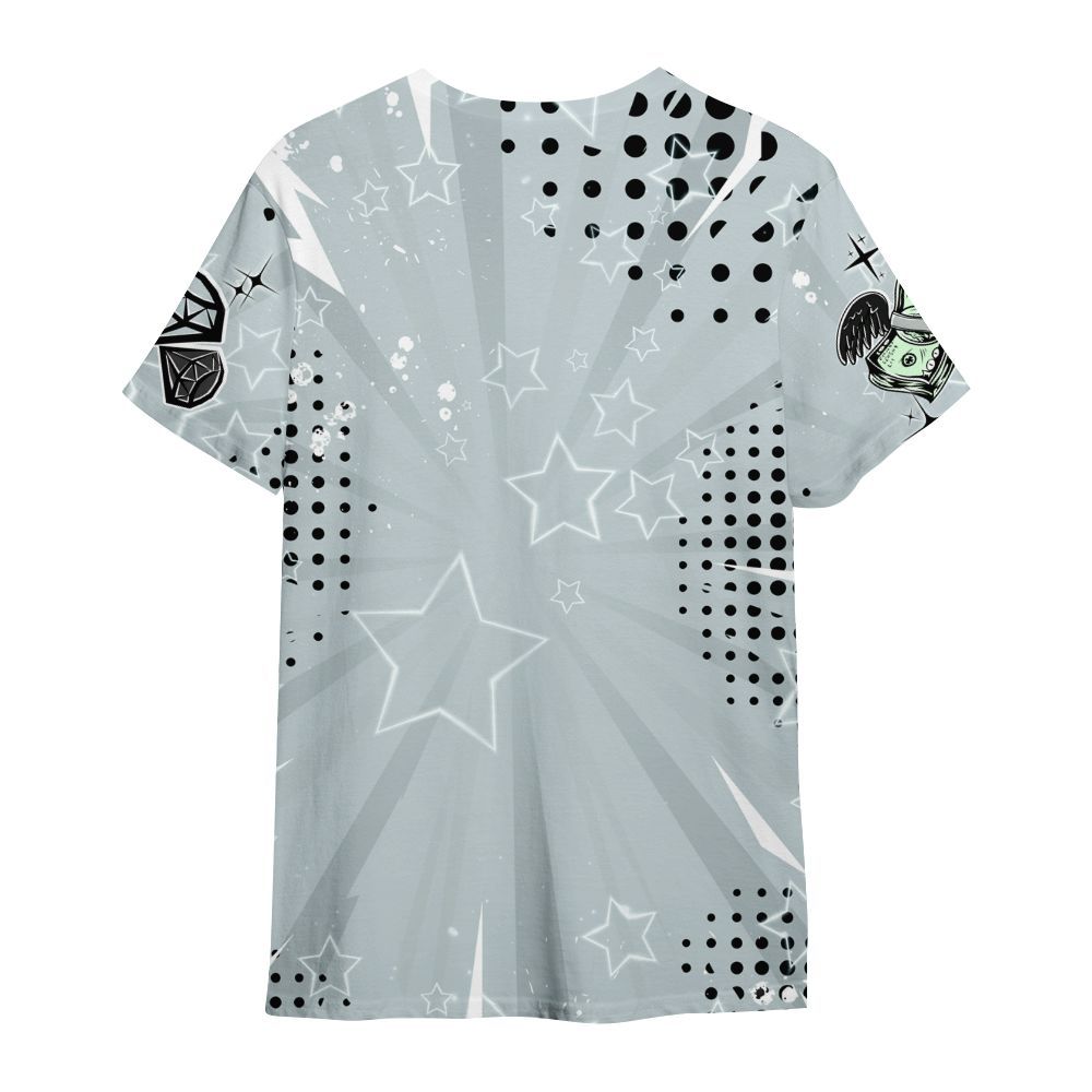 Shirt To Match Black Wolf Grey 12s - Grind2 Shine Later All Over Print