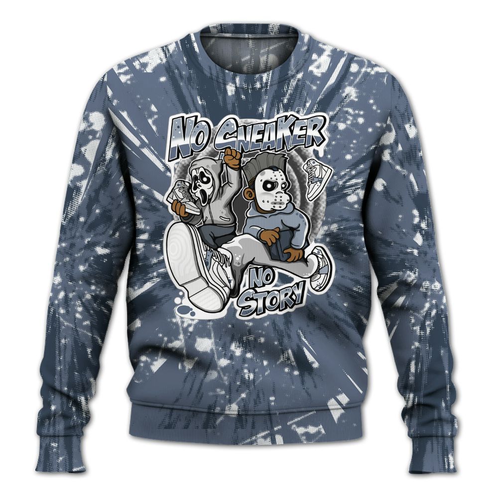 Sweatshirt To Match Low Diffused Blue 11s - Sneakers Make Story Graphic Luxury All Over Print