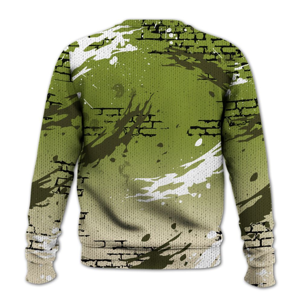 Knitted Sweater To Match SB Dunk Low Asparagus - Values Of Loyalty Drip