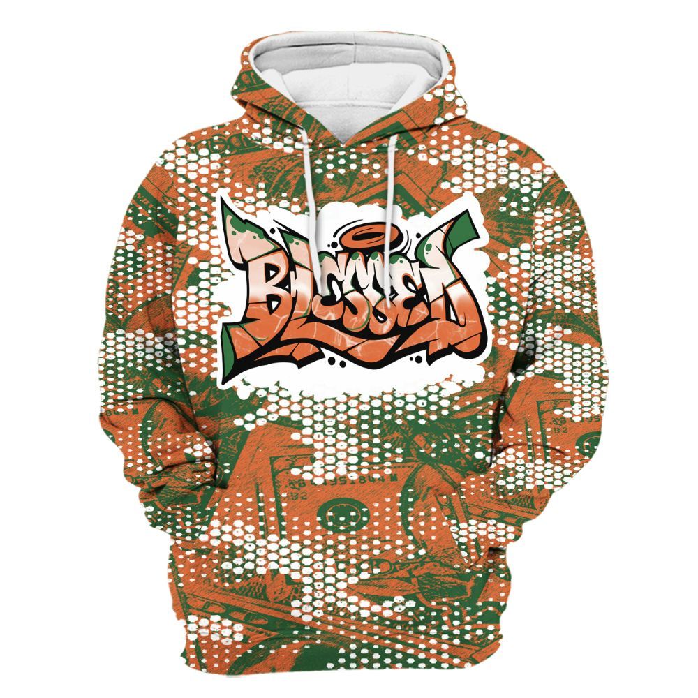 Hoodie To Match Low Miami 5s - Blessing Graphic Banknotes All Over Print