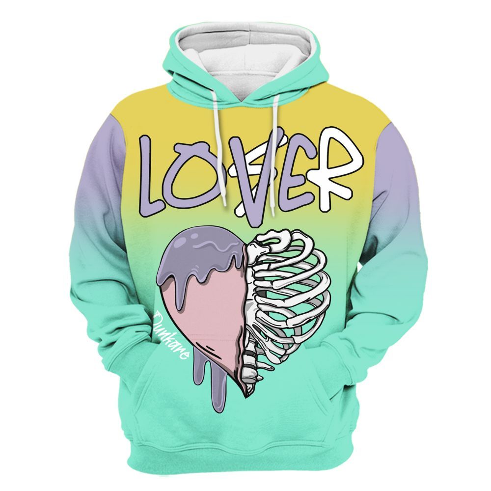 Hoodie To Match Dunk Low Easter 2026 - Loser Lover Dripping All Over Print