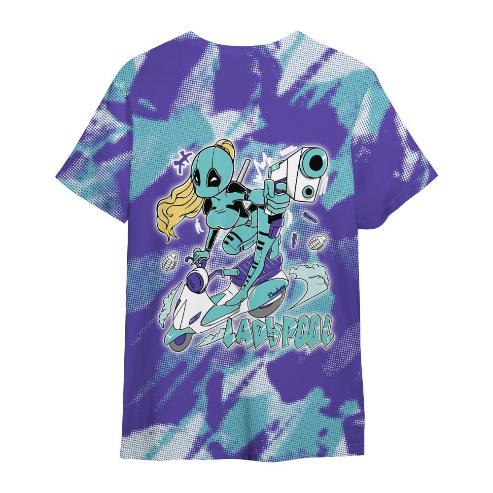 Shirt To Match Low Hornets 1s - Lady Pool Cartoon Abstract Halftone All Over Print