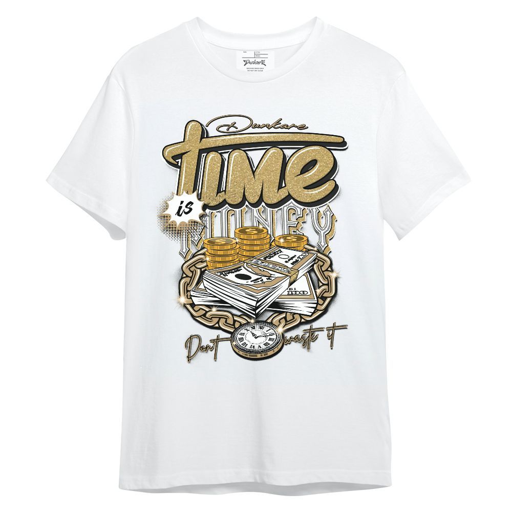 Shirt To Match High OG Black Metallic Gold 1s - Time Is Money AC Unisex Shirt